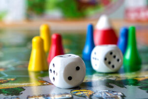 close up of board game as one of many indoor activities to combat depression